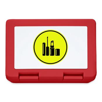 Make Up Cosmetics Icon - Lunchbox - red - Front