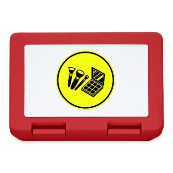 Make Up Cosmetics Icon - Lunchbox - red - Front
