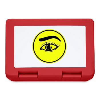 Symbole de l’œil - Boîte à goûter - rouge - Devant