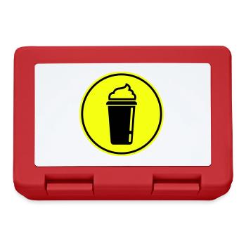 Coffee Icon - Lunchbox - red - Front
