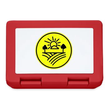 Agriculteur agricole - Boîte à goûter - rouge - Devant