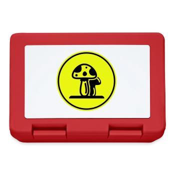 Symbole des champignons - Boîte à goûter - rouge - Devant