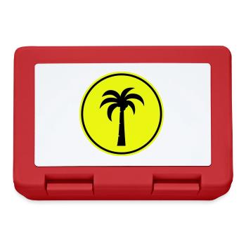 symbole de la paume - Boîte à goûter - rouge - Devant
