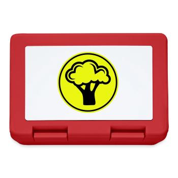Broccoli Vegetables - Lunchbox - red - Front