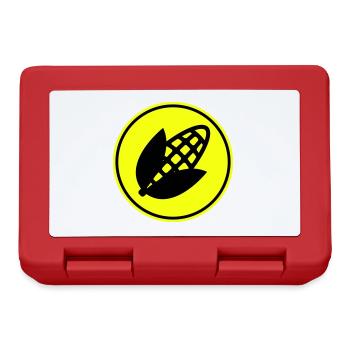 Mais symbol - Brotdose - Rot - Vorne