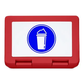 Coffee Icon - Lunchbox - red - Front
