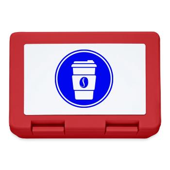 Coffee Symbol - Lunchbox - red - Front