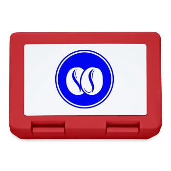 Symbole du grain de café - Boîte à goûter - rouge - Devant