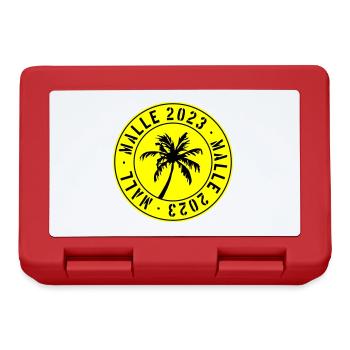 Malle 2023 - Lunchbox - red - Front