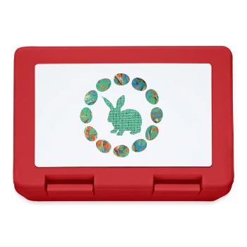hase im eierkranz e 4 - Boîte à goûter - rouge - Devant
