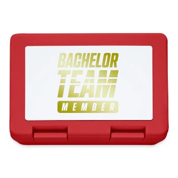 Bachelor Team - Brotdose - Rot - Vorne