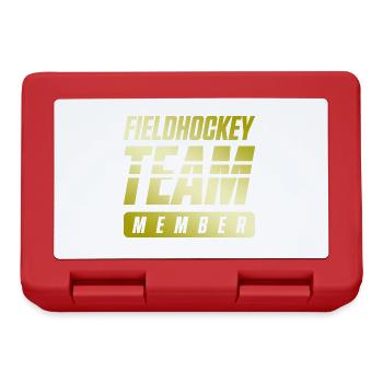 Fieldhockey Team - Brotdose - Rot - Vorne