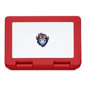 Malle Party Crew Monkey Monkey - Lunchbox - red - Front