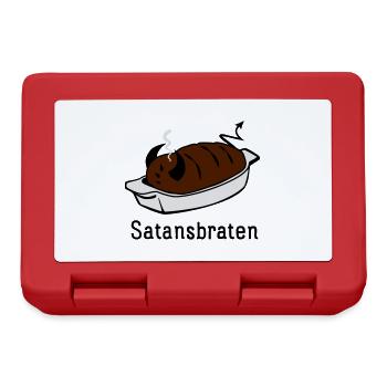 Satansbraten - Brotdose - Rot - Vorne