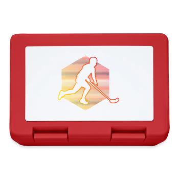 Floorball Floorball Players Men's Boys - Lunchbox - red - Front