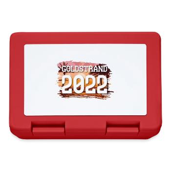 Sables d’Or 2022 - Boîte à goûter - rouge - Devant