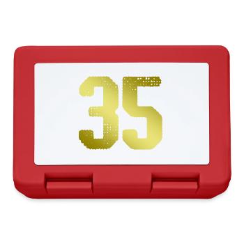 35 Number jersey - Lunchbox - red - Front