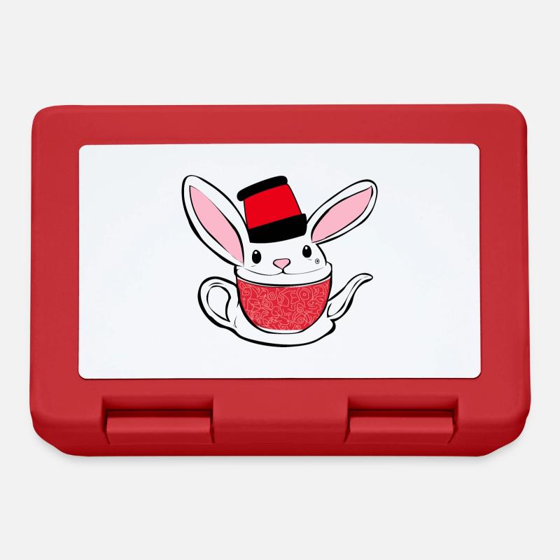 Rabbit cup - Lunchbox - red