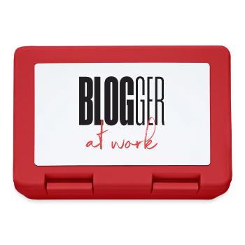Blogger Blog at work - Brotdose - Rot - Vorne