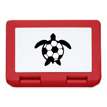 Water Turtle Football Sports Hobby Club Fan - Lunchbox - red - Front