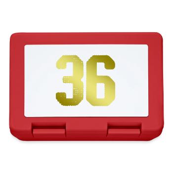 36 Number jersey - Lunchbox - red - Front
