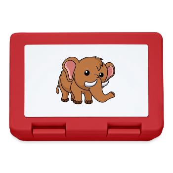Mammoth Comic Animal - Boîte à goûter - rouge - Devant
