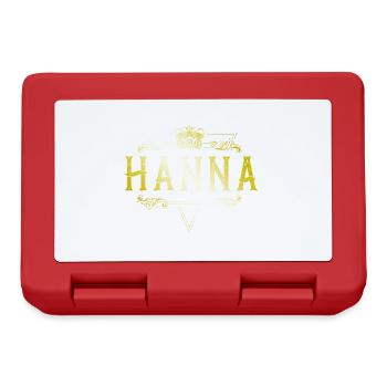 Hanna - Brotdose - Rot - Vorne