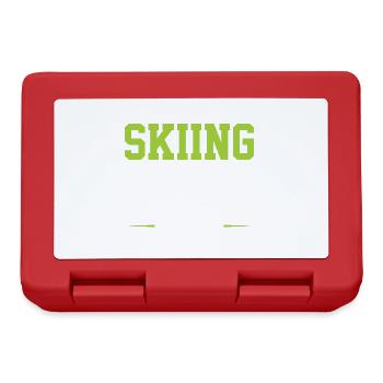 Skiing Crew - Brotdose - Rot - Vorne