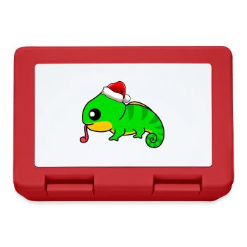 Caméléon Comic Christmas - Boîte à goûter - rouge - Devant