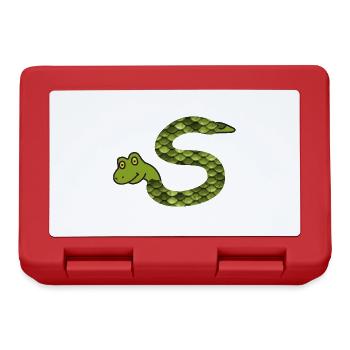 snake s - Lunchbox - red - Front