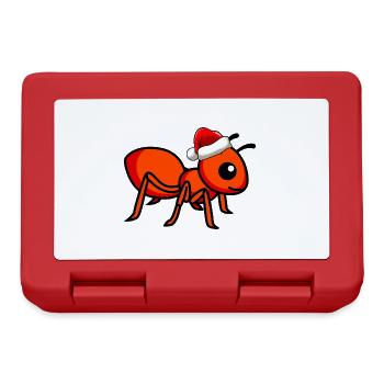 Ant Comic Christmas - Lunchbox - red - Front