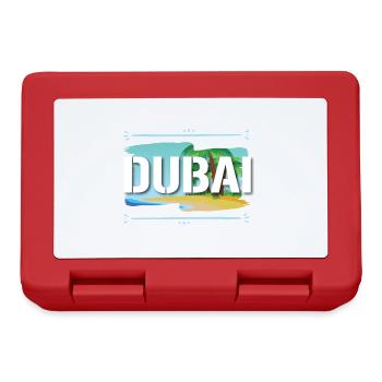 Dubai - Brotdose - Rot - Vorne