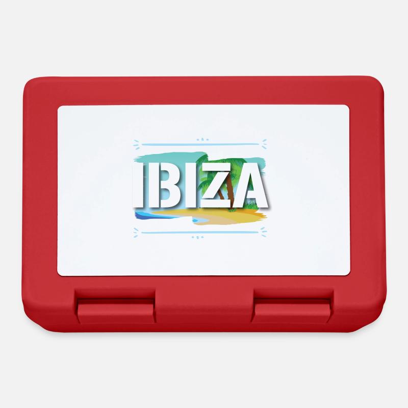 Ibiza - Brotdose - Rot
