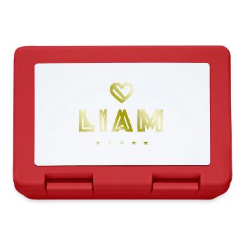 Liam Herz - Brotdose - Rot - Vorne