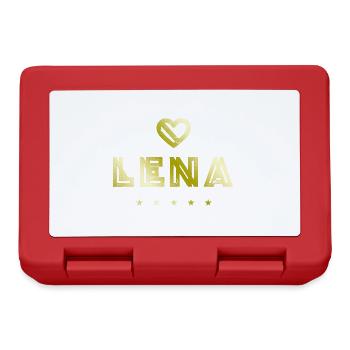 Lena Herz - Boîte à goûter - rouge - Devant
