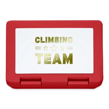 Climbing Team - Lunchbox - red - Front