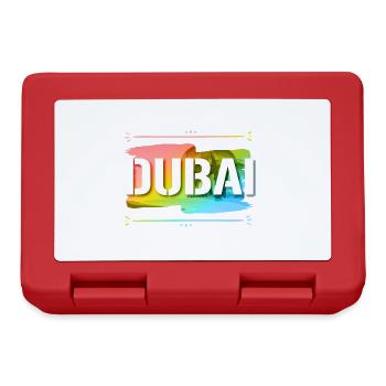 Dubai - Brotdose - Rot - Vorne