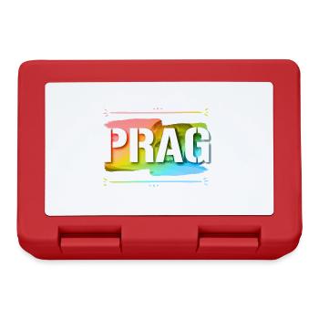Prag - Brotdose - Rot - Vorne