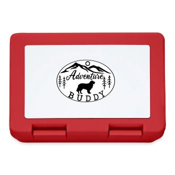 Hovawart Adventure Buddy HundespruchHundeliebhaber - Brotdose - Rot - Vorne