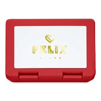 Félix Herz - Boîte à goûter - rouge - Devant