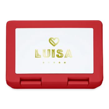 Luisa Herz - Boîte à goûter - rouge - Devant