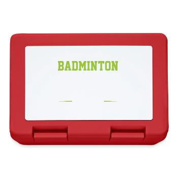Badminton Crew - Brotdose - Rot - Vorne
