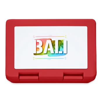 Bali - Boîte à goûter - rouge - Devant