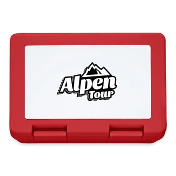alpen tour - Brotdose - Rot - Vorne