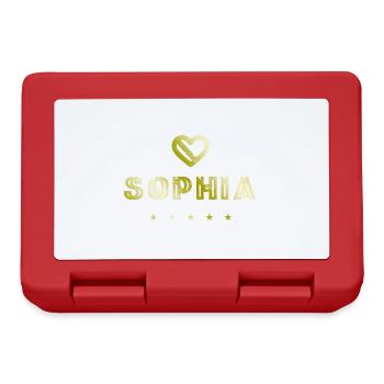 Sophia Heart - Lunchbox - red - Front