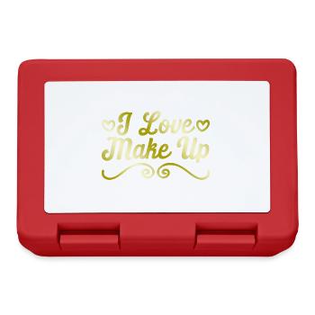 I love makeup - Lunchbox - red - Front