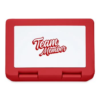 Membres de l’équipe - Boîte à goûter - rouge - Devant