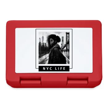 NYC Life Edition: Manhattan Skyline - Brotdose - Rot - Vorne