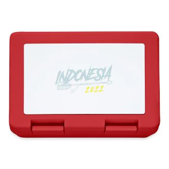Indonesia 2022 - Brotdose - Rot - Vorne