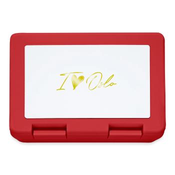 I Love Oslo - Lunchbox - red - Front